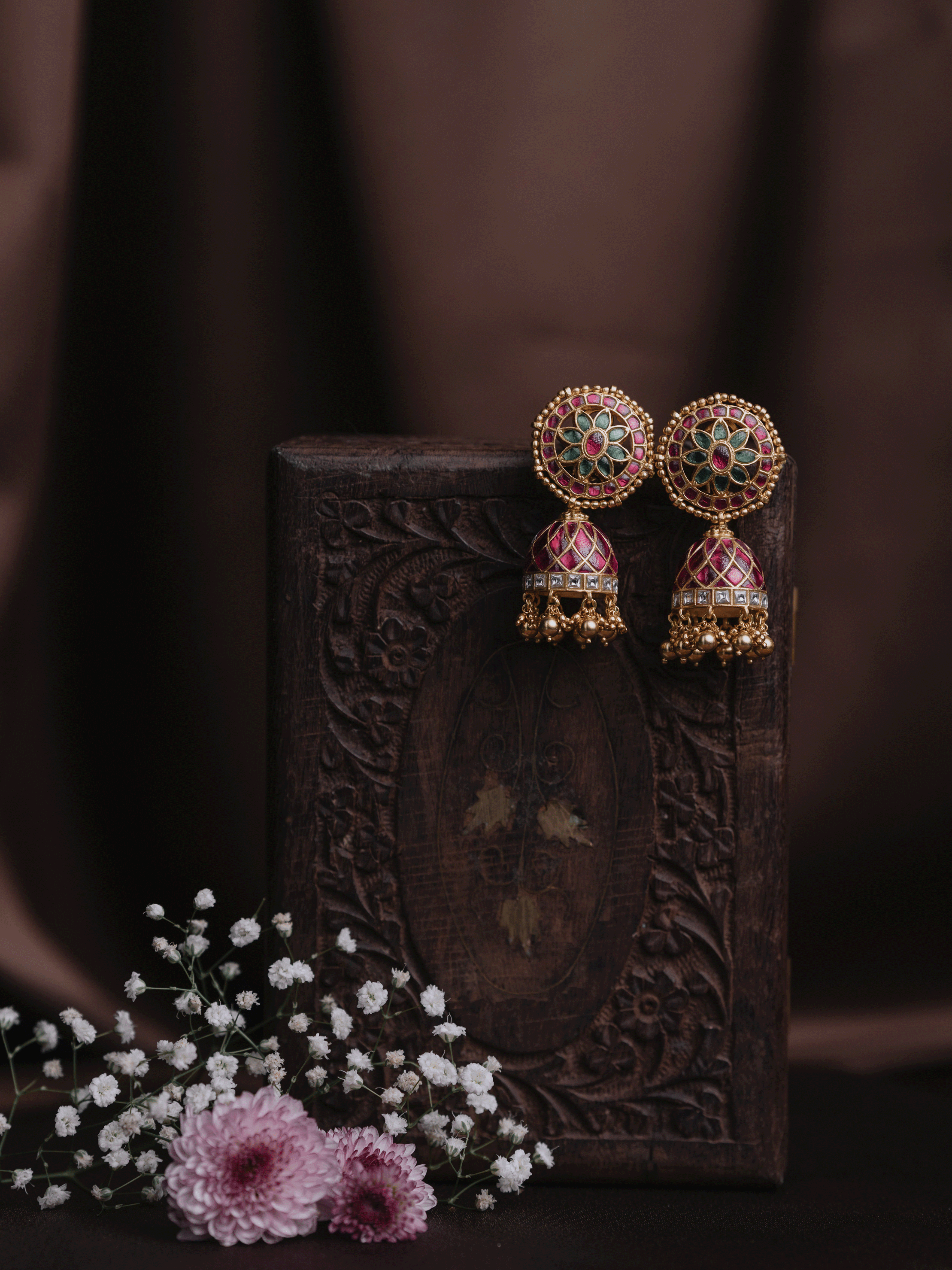 VAIDURYA JHUMKAS - EVD35
