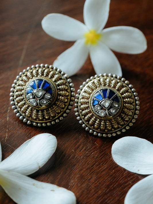 VAIDURYA EAR STUDS - EVD37