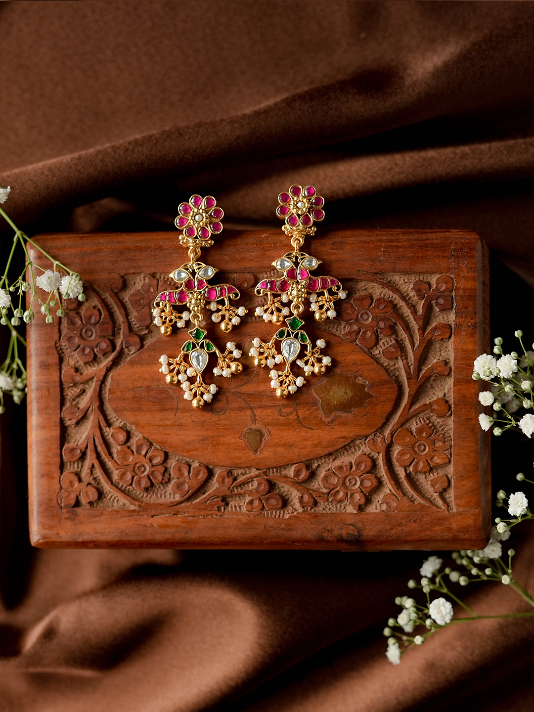 VAIDURYA EARRINGS - EVD44