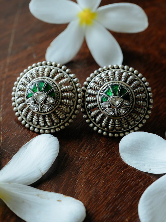 VAIDURYA EAR STUDS - EVD46