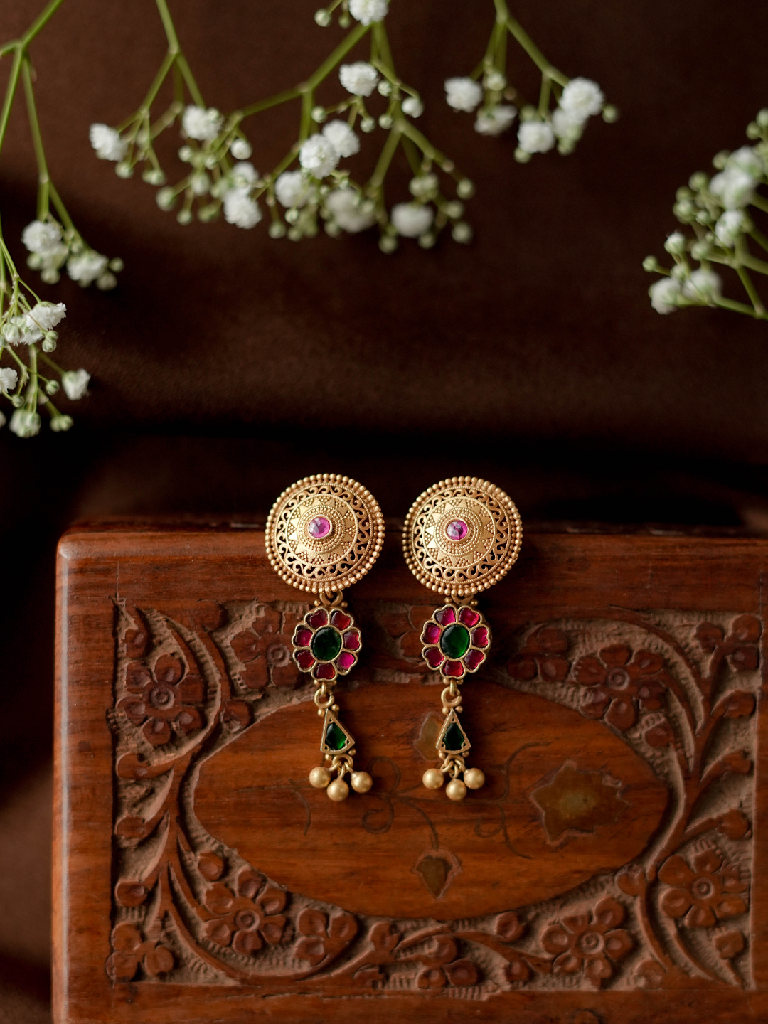 VAIDURYA EARRINGS - EVD47