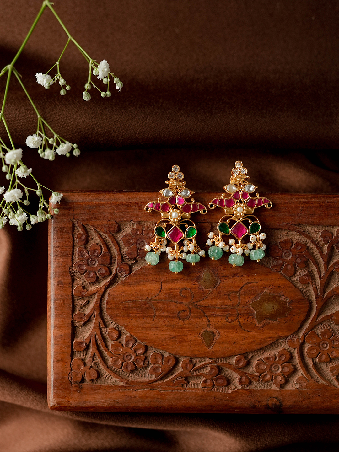 VAIDURYA EARRINGS - EVD49