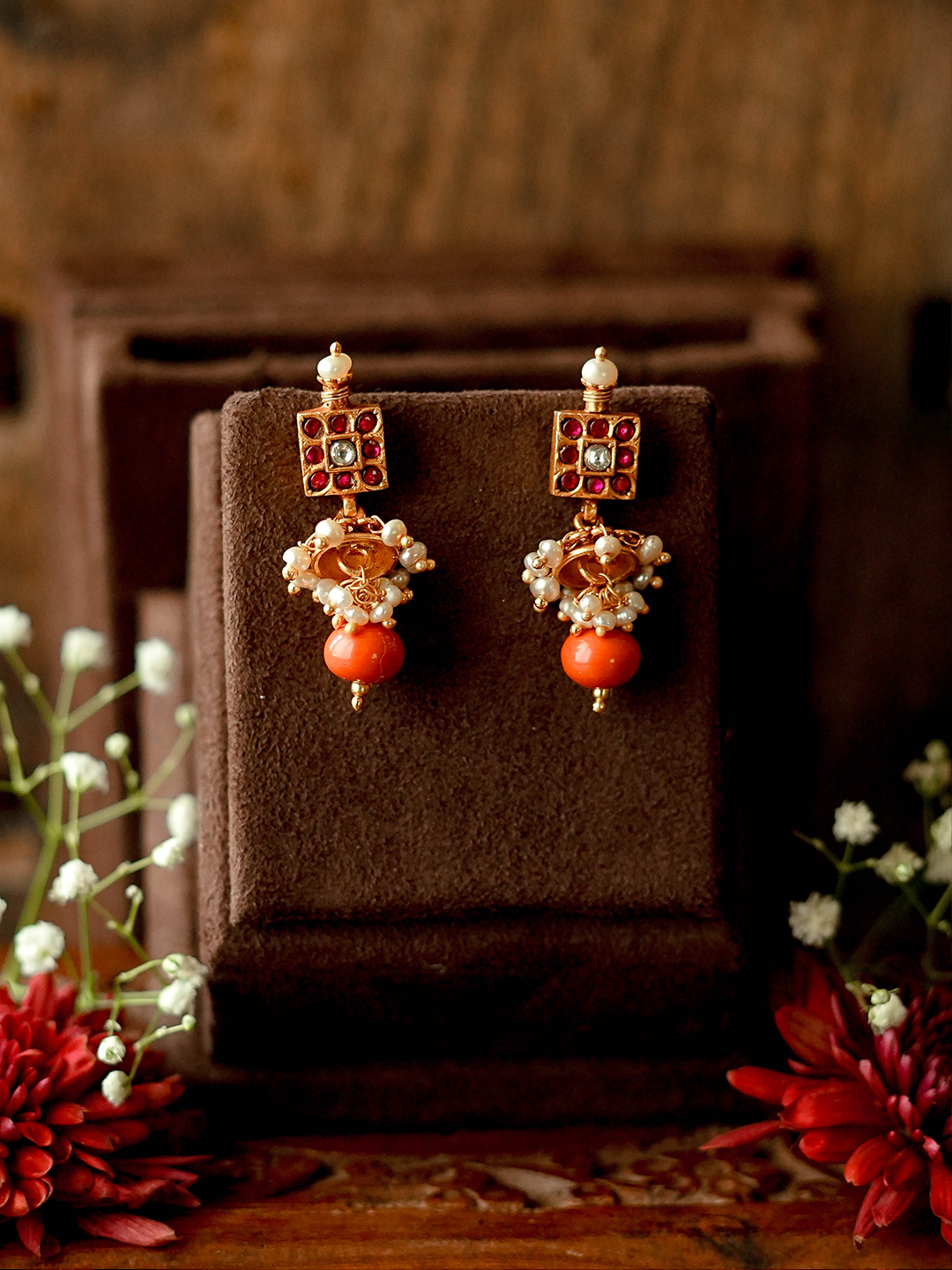 VAIDURYA EARRINGS - EVD58