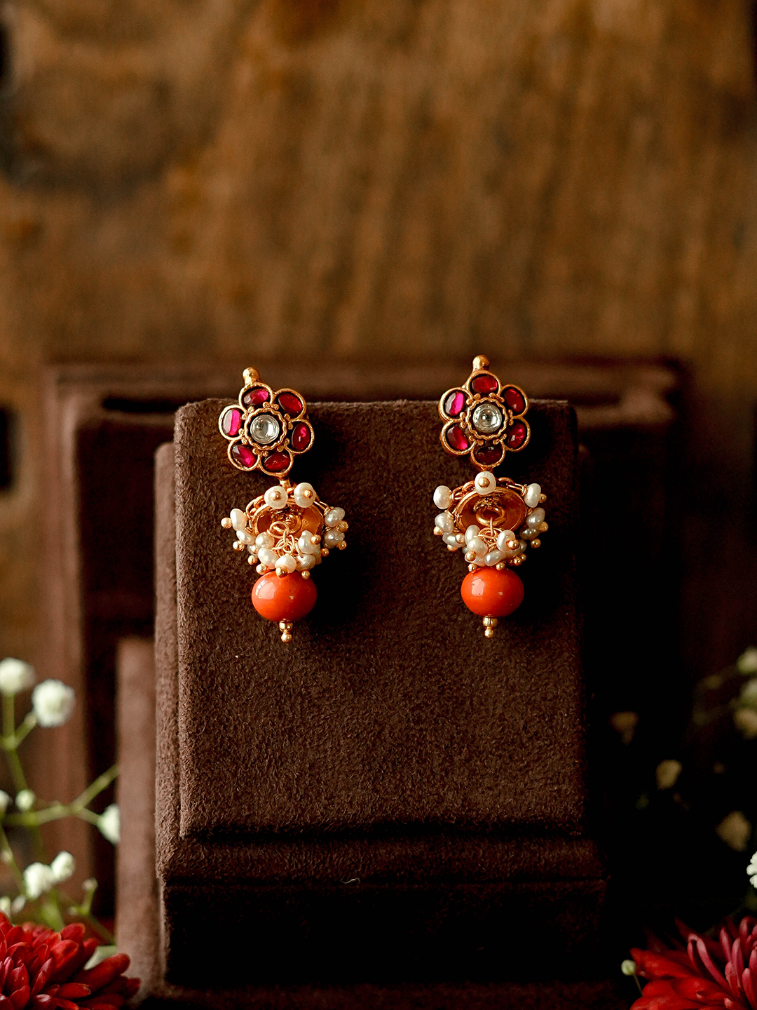 VAIDURYA EARRINGS - EVD65