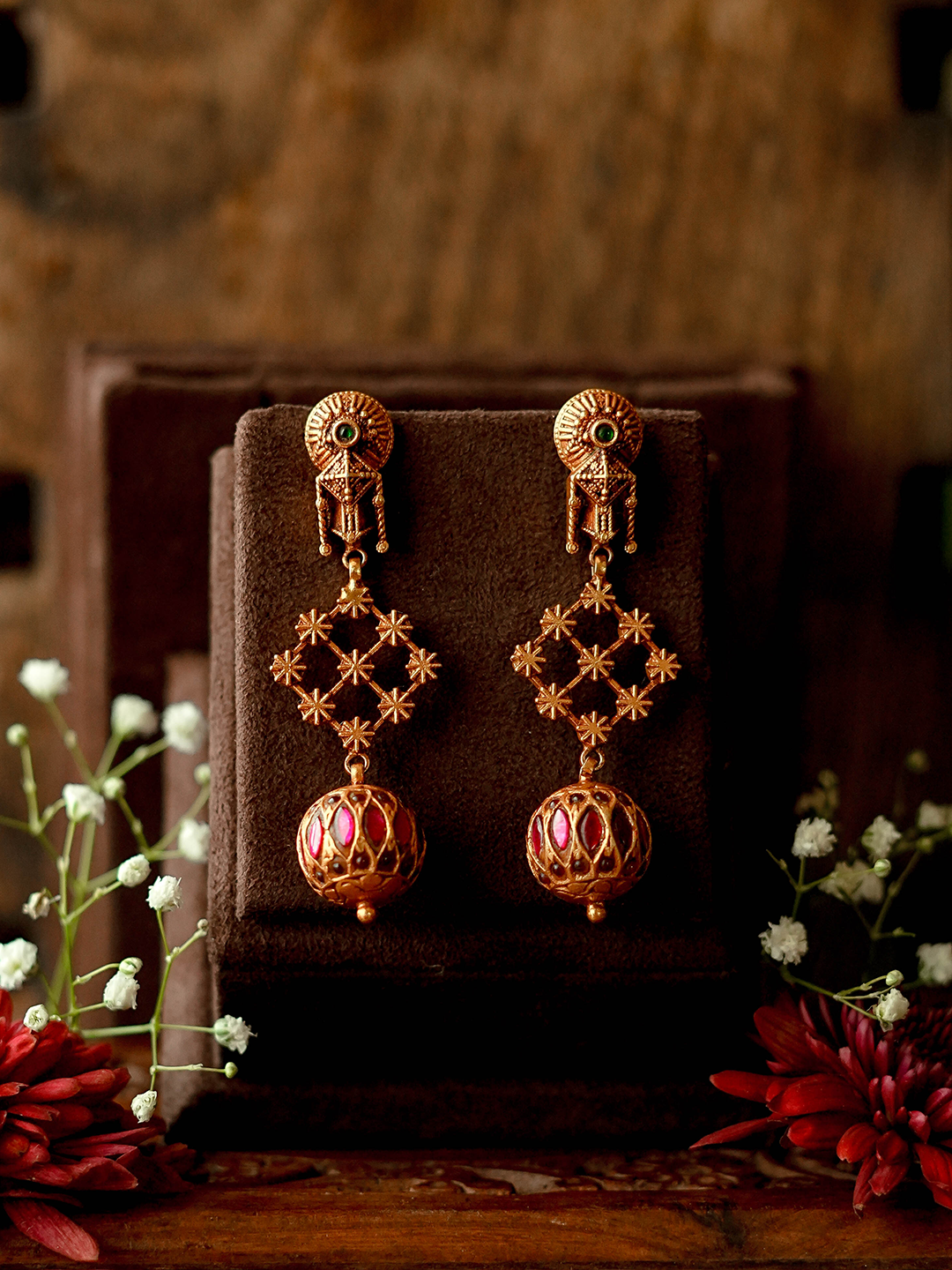 VAIDURYA EARRINGS - EVD66