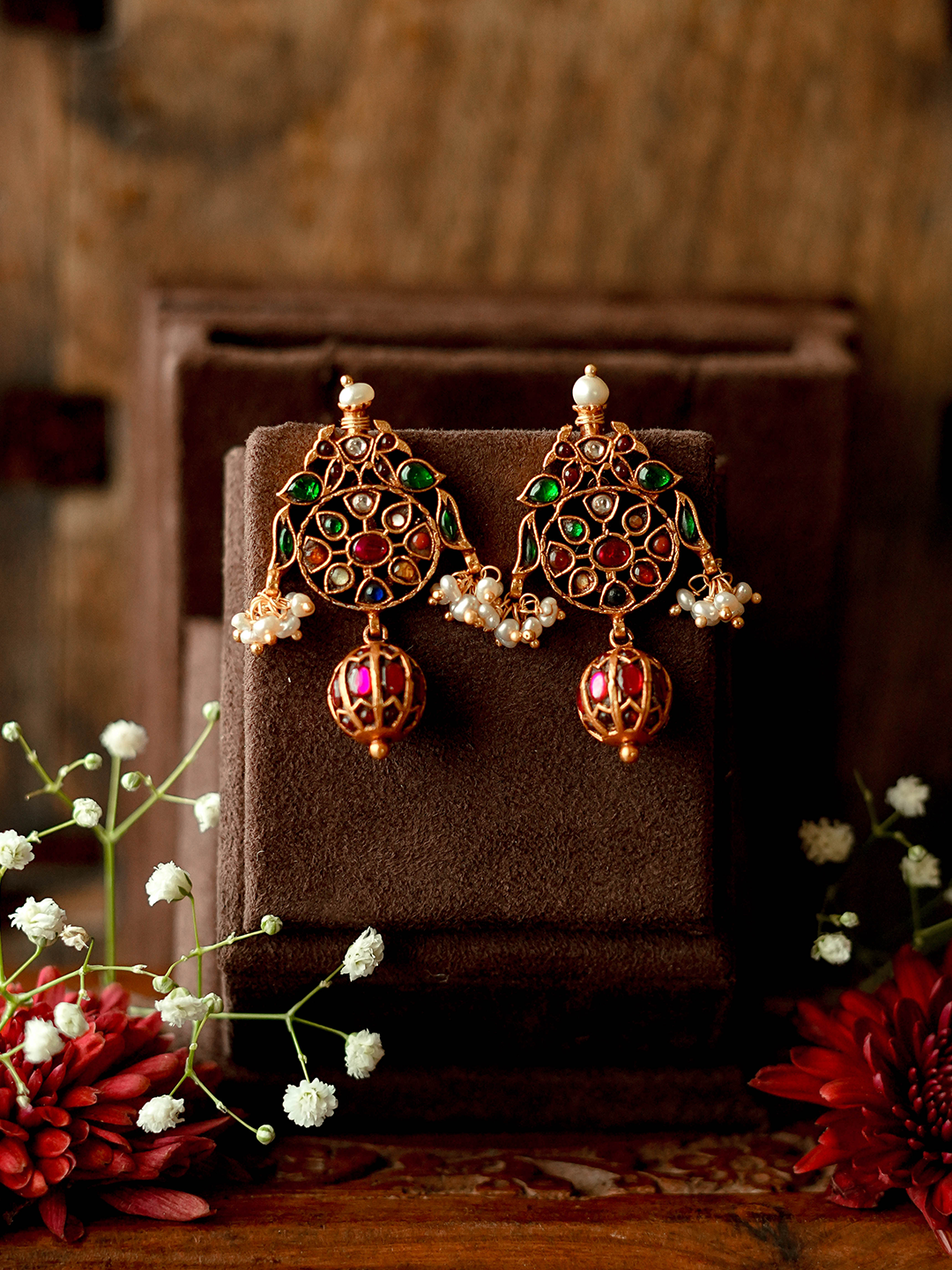 VAIDURYA EARRINGS - EVD67