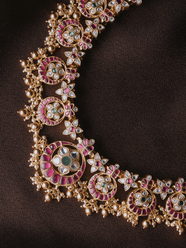 VAIDURYA NECKPIECE - NVD48