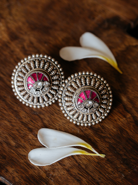 VAIDURYA EAR STUDS - EVD45
