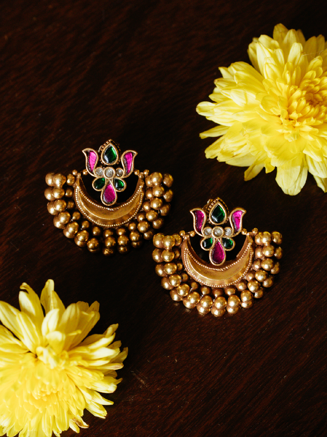 VAIDURYA EARRINGS - EVD57